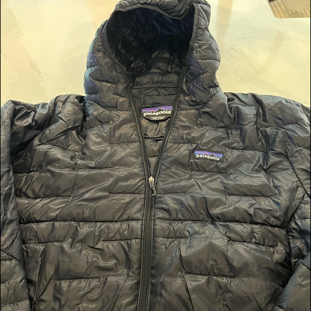 Patagonia Micro Puff Hoody Large NWOT Grey